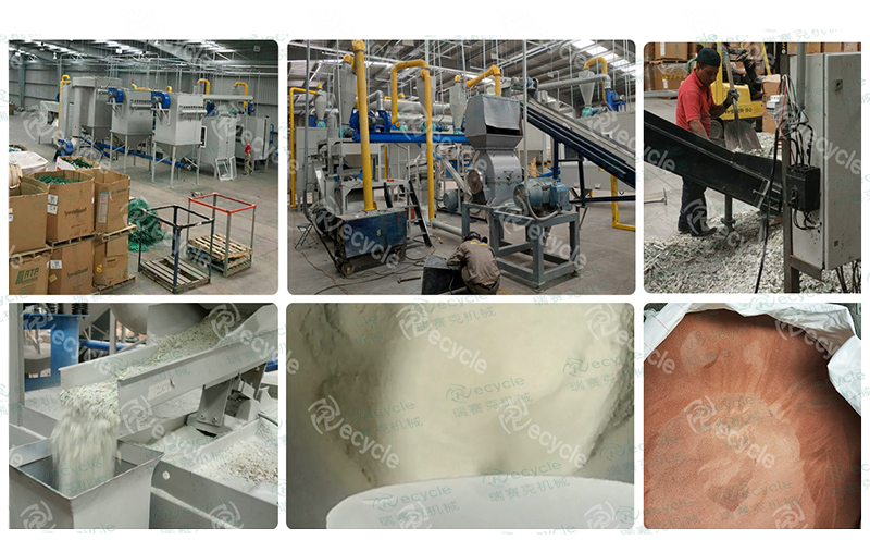 電路板拆解設備墨西哥現場圖